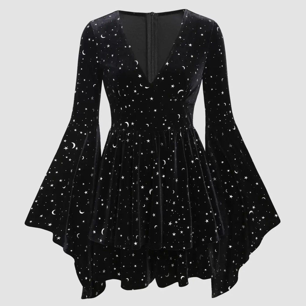 Cider Black Celestial Jumpsuit - Picture 3 of 6